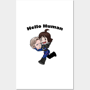 Hello Human02. Posters and Art